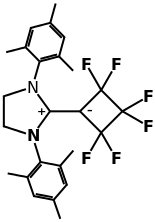 Carbene-perfluorocyclobutene Adduct